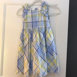 Janie and Jack Plaid Girls Dress Size 6